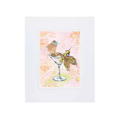 Mermaid in Martini Glass