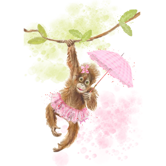 Monkey & Parasol