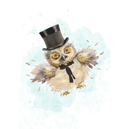 Owl & Top Hat