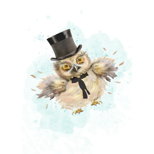 Owl & Top Hat