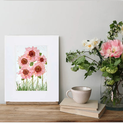 Sunflowers in Pink