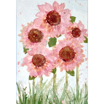 Sunflowers in Pink