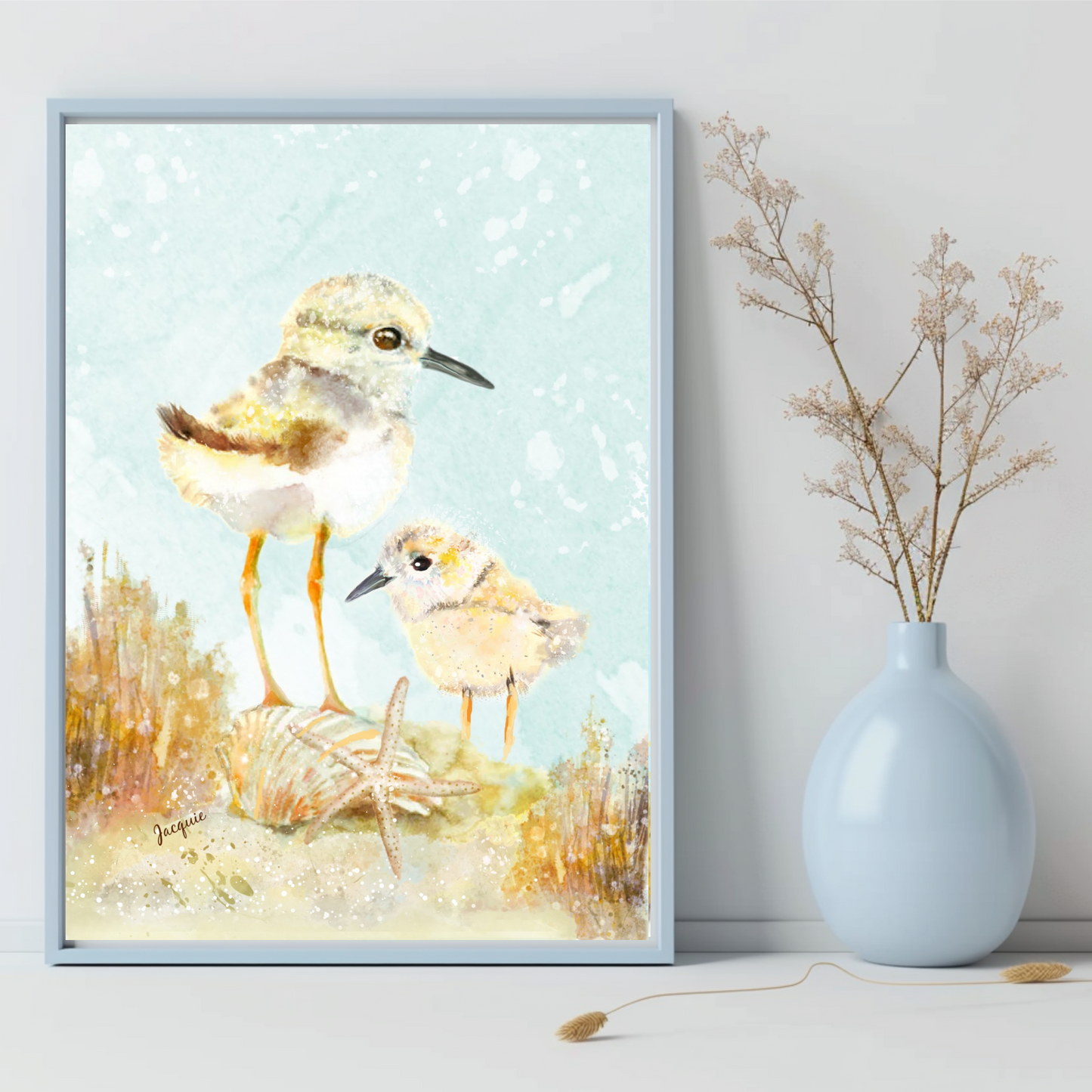 Sandpipers at the Beach