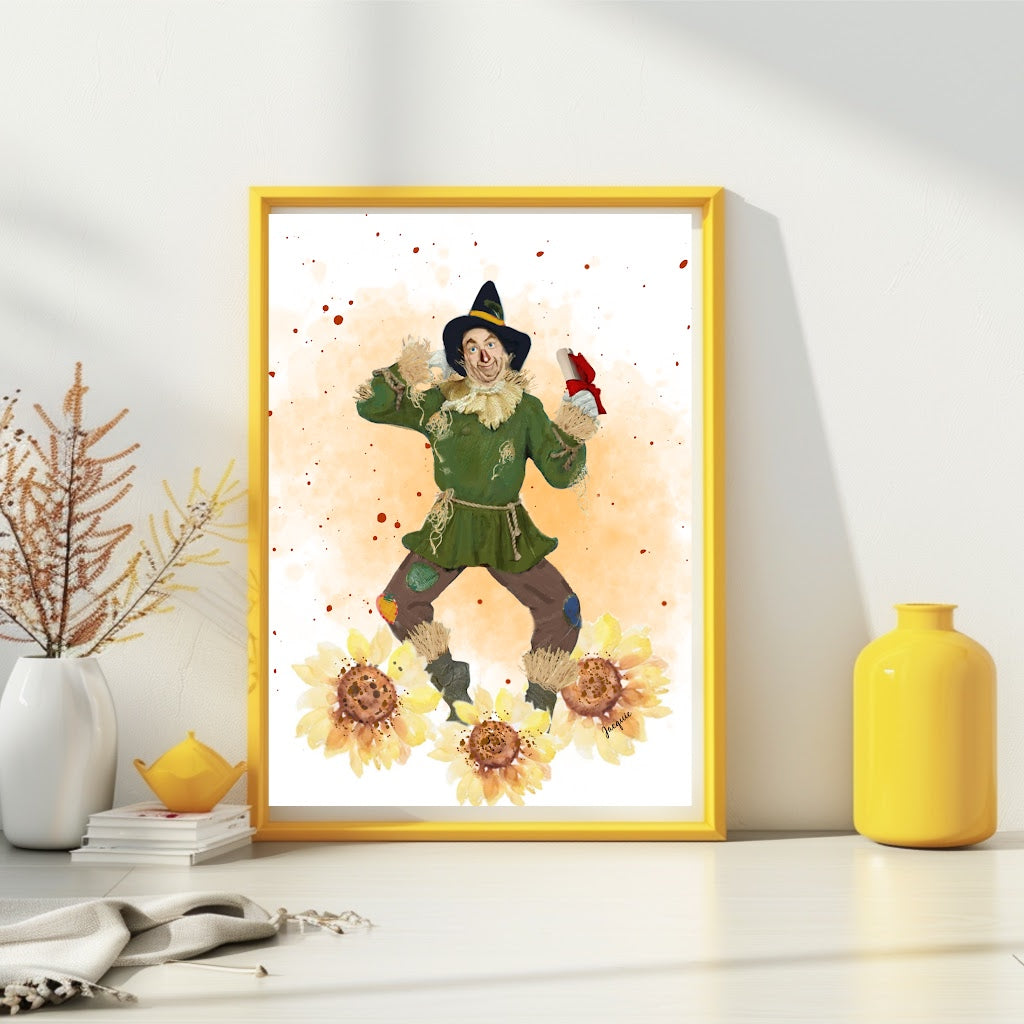 Scarecrow in Sunflowers