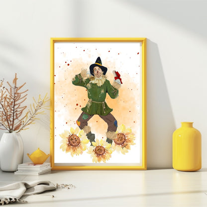 Scarecrow in Sunflowers