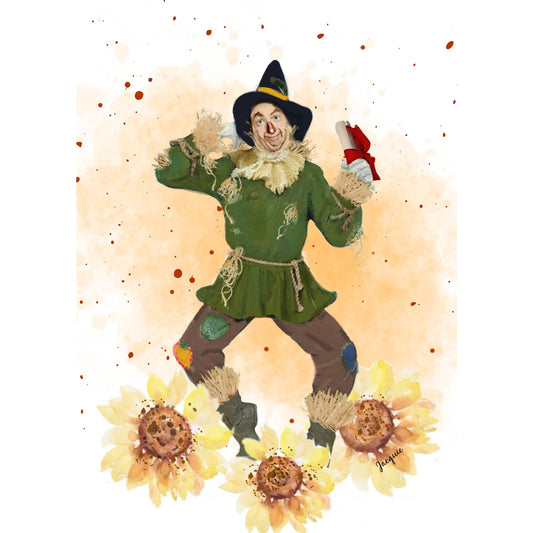 Scarecrow in Sunflowers