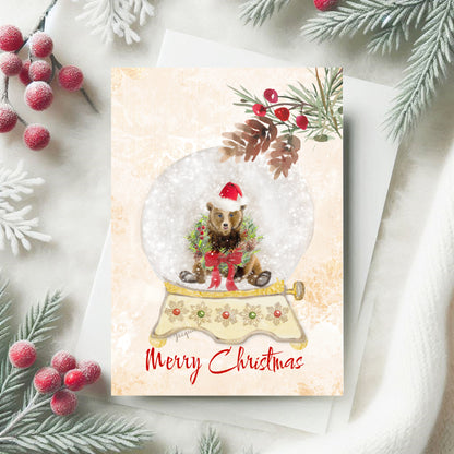 Bear in Snow Globe