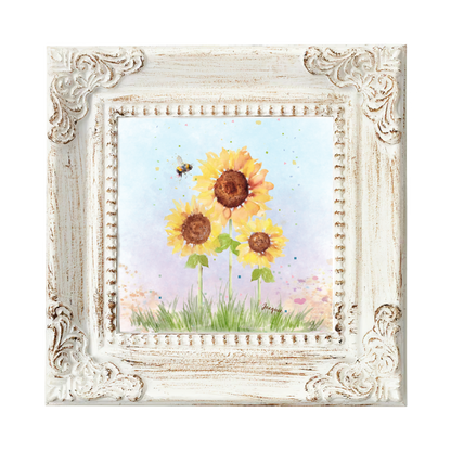 Sunflowers & Bee