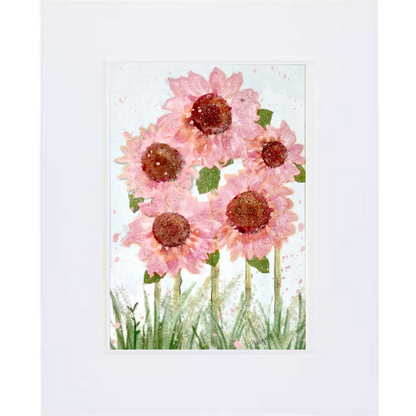 Sunflowers in Pink